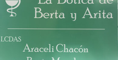 La Botica de Berta y Arita. Lcdas. Araceli Chacón y Berta Morales